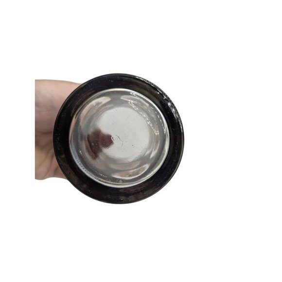 Vtg Libby Black & Gold Roman Coin Pattern Glasses Set Of 8 - Picture 4 of 10